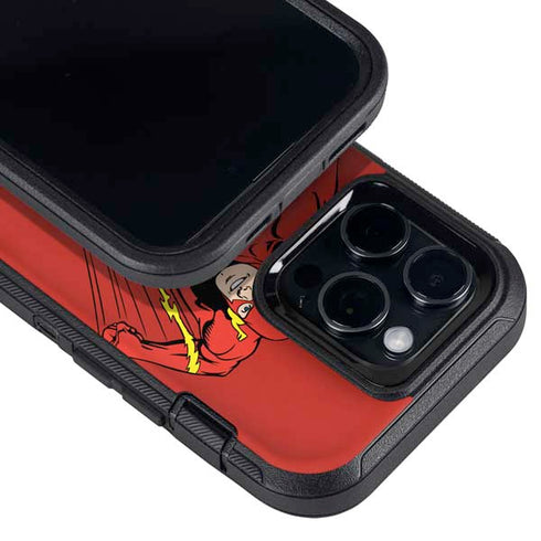 DC Comics The Flash Classic Action Pose Art Otterbox Defender iPhone Skin