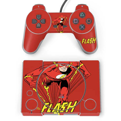 DC Comics The Flash Classic Action Pose Art PlayStation Classic Bundle Skin