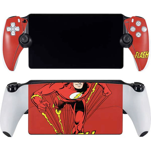 DC Comics The Flash Classic Action Pose Art PlayStation Portal Remote Player Skin