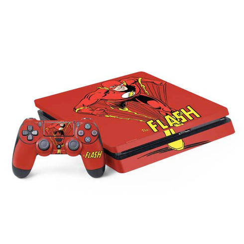 DC Comics The Flash Classic Action Pose Art PS4 Slim Bundle Skin
