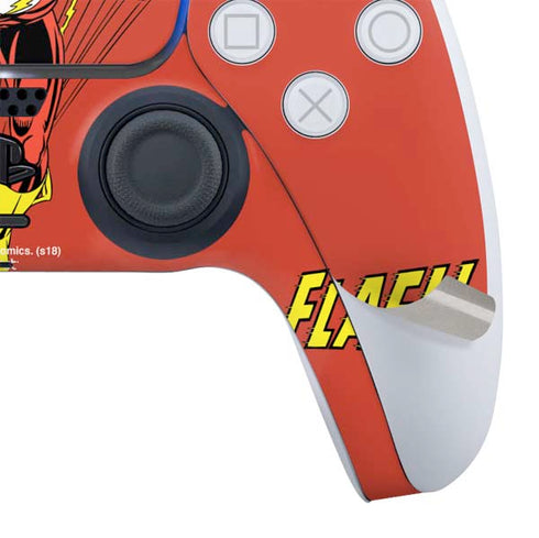 DC Comics The Flash Classic Action Pose Art PS5 Controller Skin