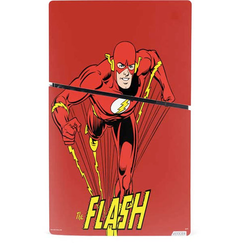 DC Comics The Flash Classic Action Pose Art PS5 Slim Digital Edition Bundle Skin