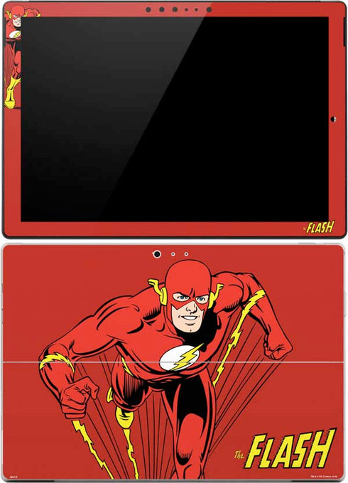 DC Comics The Flash Classic Action Pose Art Surface Pro (2017) Skin