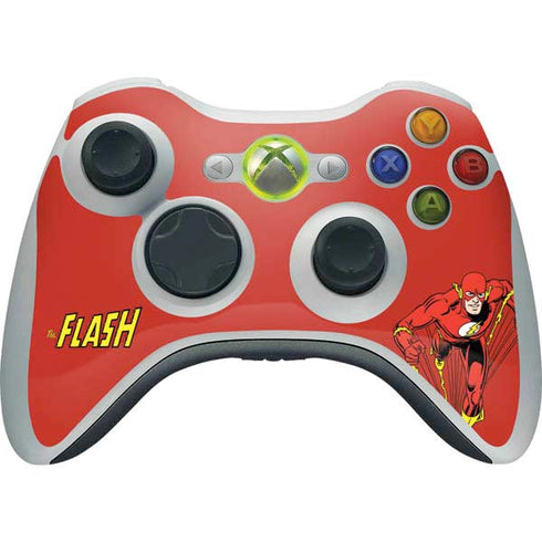 DC Comics The Flash Classic Action Pose Art Xbox 360 Wireless Controller Skin