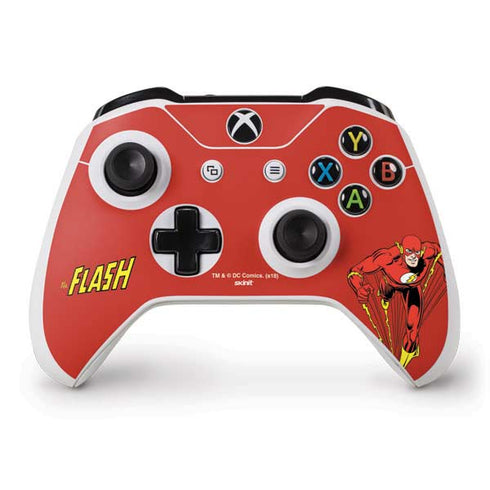 DC Comics The Flash Classic Action Pose Art Xbox One S Controller Skin