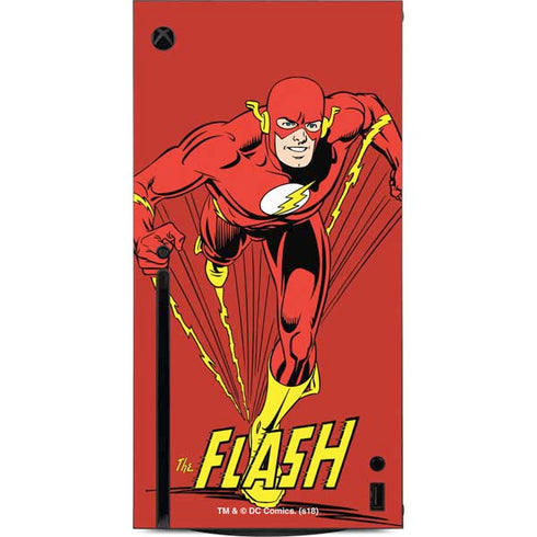 DC Comics The Flash Classic Action Pose Art Xbox Series X Console Skin