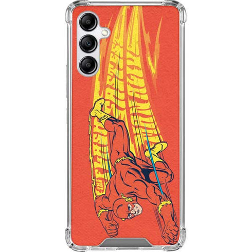 DC Comics The Flash Classic Art Running Pose Galaxy A14 5G Clear Case
