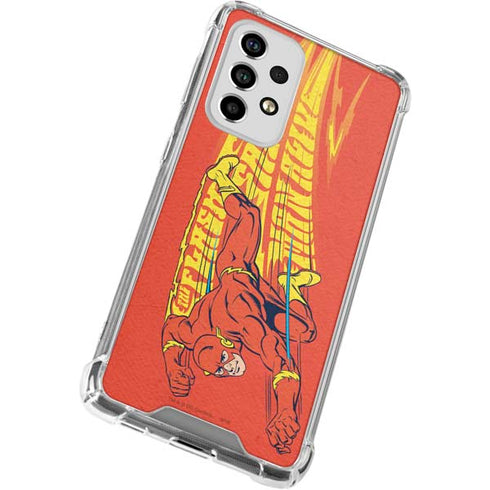 DC Comics The Flash Classic Art Running Pose Galaxy A53 5G Clear Case