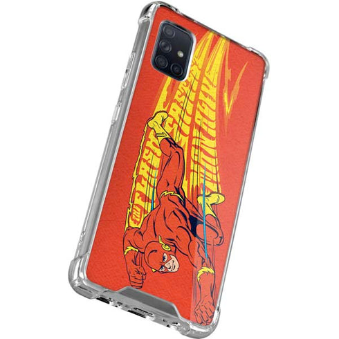 DC Comics The Flash Classic Art Running Pose Galaxy A71 5G Clear Case