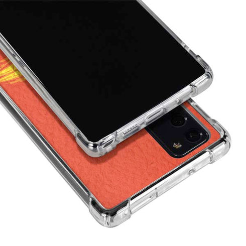 DC Comics The Flash Classic Art Running Pose Galaxy Note20 5G Clear Case