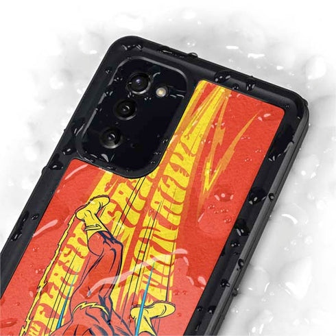 DC Comics The Flash Classic Art Running Pose Galaxy Note20 5G Waterproof Case