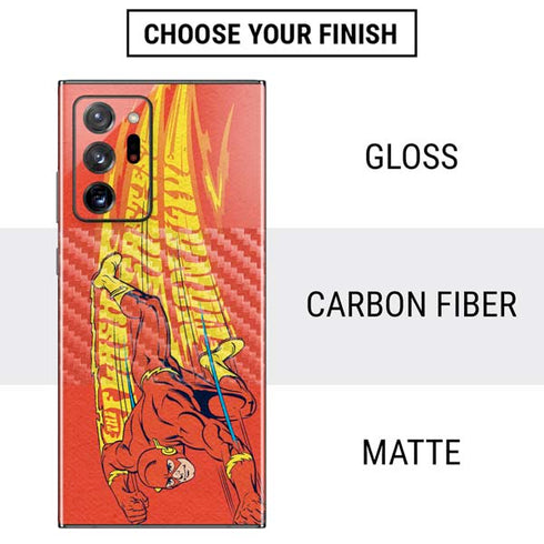DC Comics The Flash Classic Art Running Pose Galaxy Note20 Ultra 5G Skin