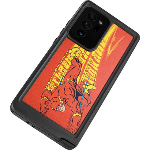 DC Comics The Flash Classic Art Running Pose Galaxy Note20 Ultra 5G Waterproof Case