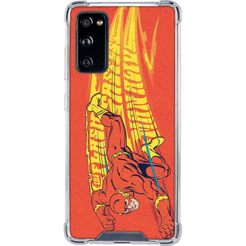 DC Comics The Flash Classic Art Running Pose Galaxy S20 FE Clear Case