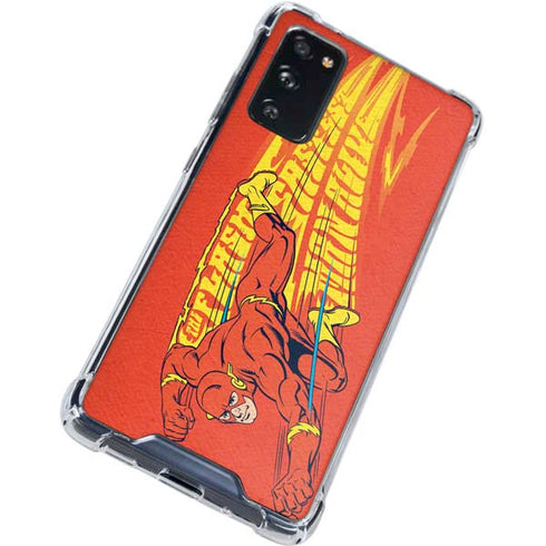 DC Comics The Flash Classic Art Running Pose Galaxy S20 FE Clear Case