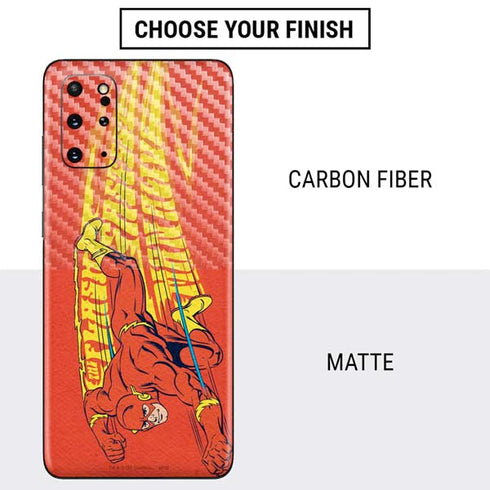 DC Comics The Flash Classic Art Running Pose Galaxy S20 Plus Skin