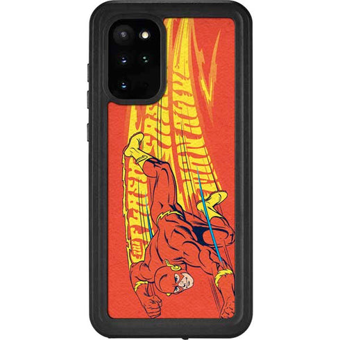 DC Comics The Flash Classic Art Running Pose Galaxy S20 Plus Waterproof Case