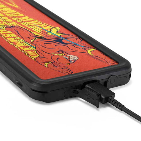 DC Comics The Flash Classic Art Running Pose Galaxy S20 Plus Waterproof Case