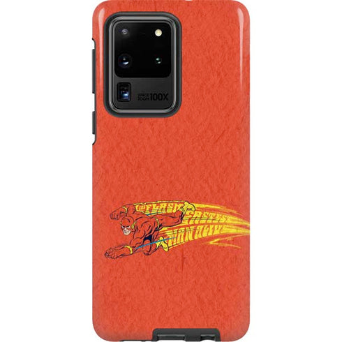 DC Comics The Flash Classic Art Running Pose Galaxy S20 Ultra 5G Pro Case