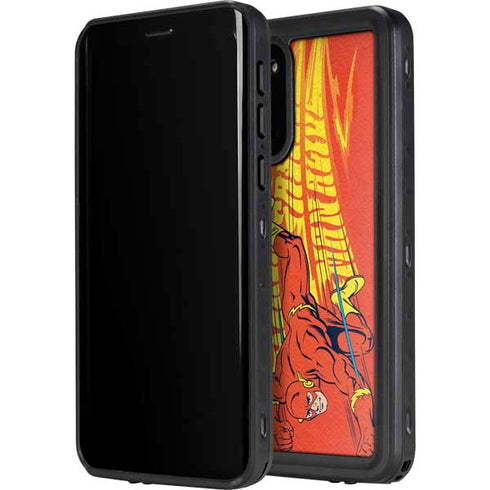 DC Comics The Flash Classic Art Running Pose Galaxy S20 Waterproof Case