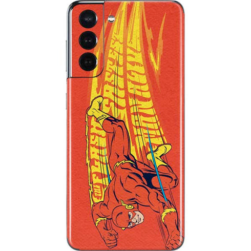 DC Comics The Flash Classic Art Running Pose Galaxy S21 5G Skin