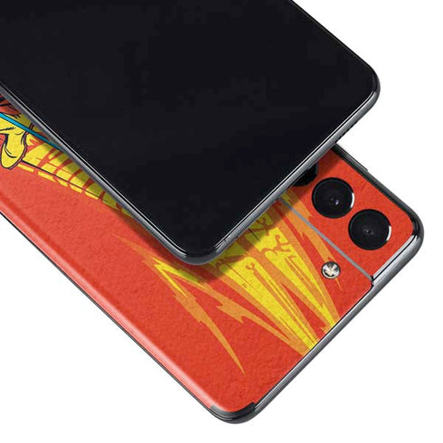 DC Comics The Flash Classic Art Running Pose Galaxy S21 5G Skin