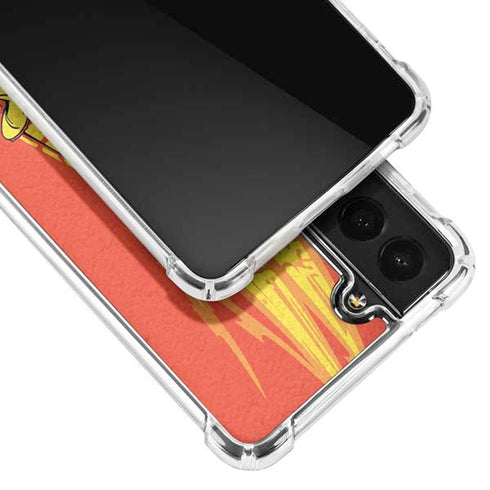 DC Comics The Flash Classic Art Running Pose Galaxy S21 FE Clear Case