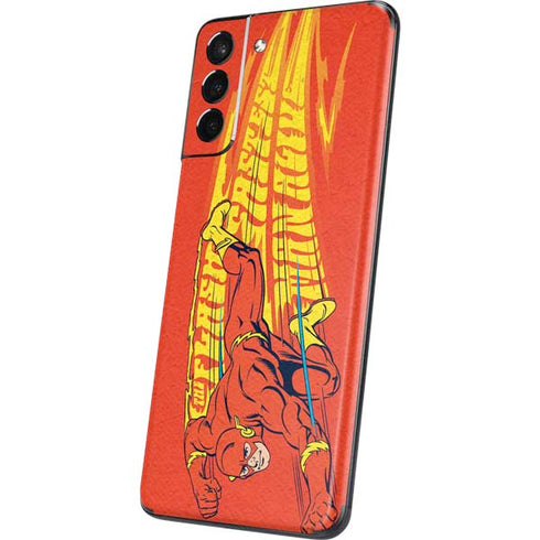 DC Comics The Flash Classic Art Running Pose Galaxy S21 Plus 5G Skin