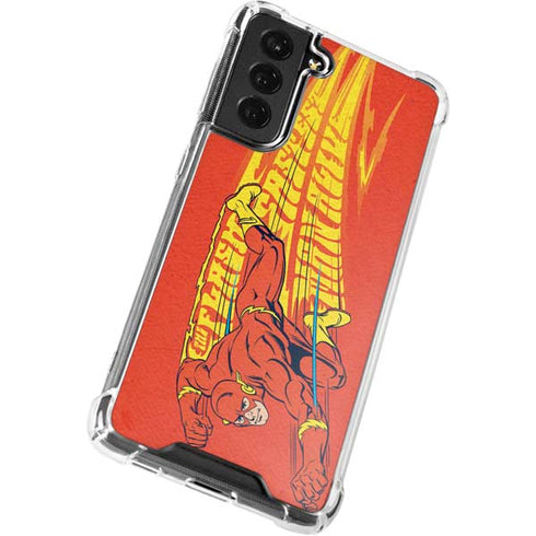 DC Comics The Flash Classic Art Running Pose Galaxy S22 Clear Case