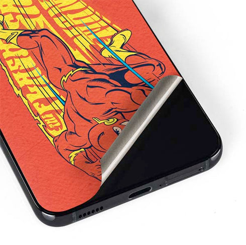DC Comics The Flash Classic Art Running Pose Galaxy S22 Plus Skin