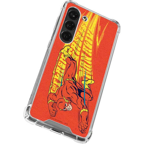 DC Comics The Flash Classic Art Running Pose Galaxy S23 Clear Case