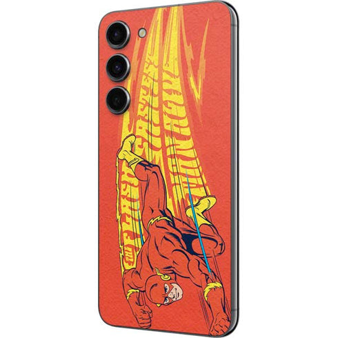 DC Comics The Flash Classic Art Running Pose Galaxy S23 Plus Skin