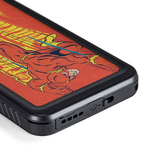 DC Comics The Flash Classic Art Running Pose Galaxy S23 Plus Waterproof Case