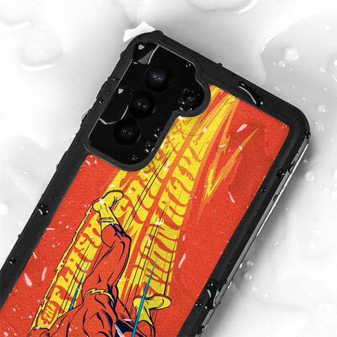 DC Comics The Flash Classic Art Running Pose Galaxy S23 Plus Waterproof Case