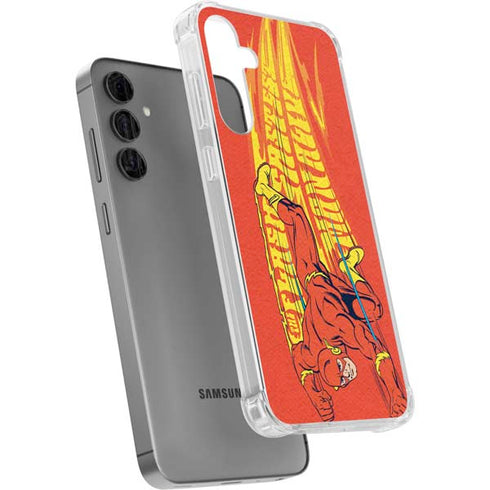 DC Comics Flash Racer Galaxy S24 Plus Clear Case