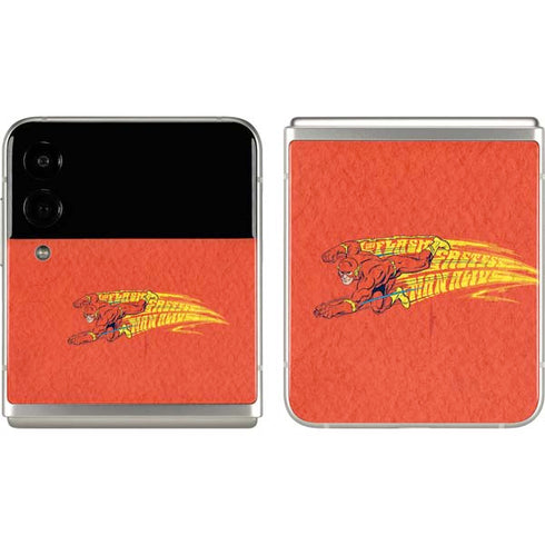 DC Comics The Flash Classic Art Running Pose Galaxy Z Flip3 5G Skin