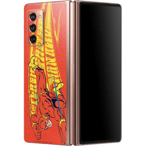 DC Comics The Flash Classic Art Running Pose Galaxy Z Fold2 5G Skin