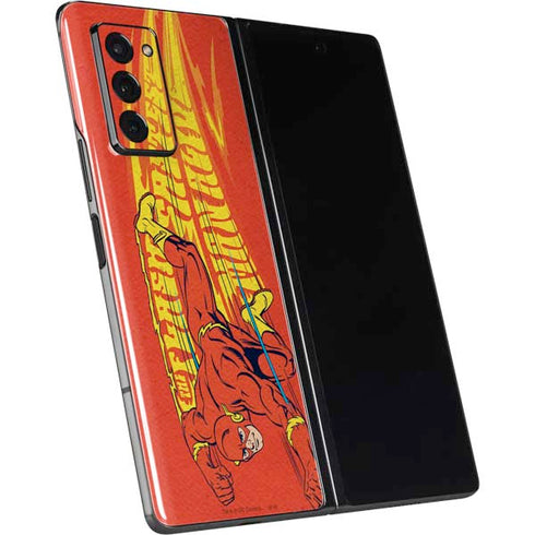 DC Comics The Flash Classic Art Running Pose Galaxy Z Fold2 5G Skin