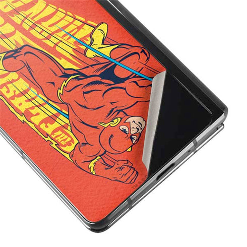 DC Comics The Flash Classic Art Running Pose Galaxy Z Fold2 5G Skin