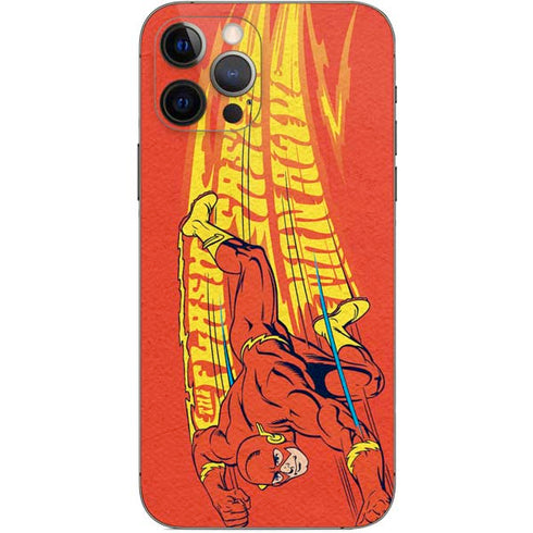 DC Comics The Flash Classic Art Running Pose iPhone 12 Pro Skin