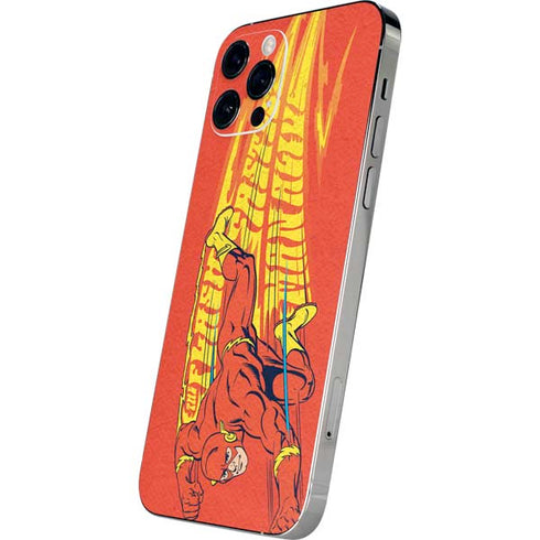 DC Comics The Flash Classic Art Running Pose iPhone 12 Pro Skin