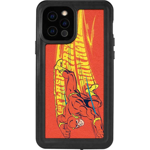 DC Comics The Flash Classic Art Running Pose iPhone 12 Pro Waterproof Case