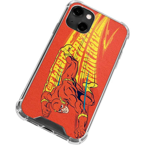 DC Comics The Flash Classic Art Running Pose iPhone 13 Clear Case