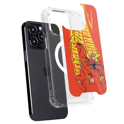 DC Comics The Flash Classic Art Running Pose iPhone 13 Pro MagSafe Case