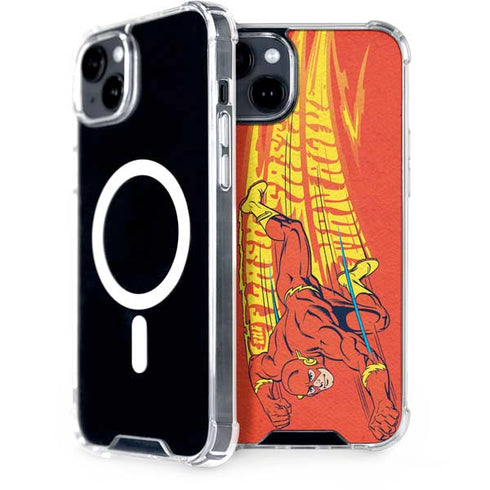 DC Comics The Flash Classic Art Running Pose iPhone 14 MagSafe Case