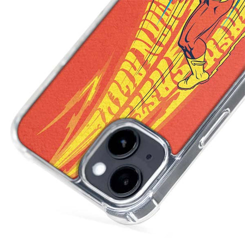 DC Comics The Flash Classic Art Running Pose iPhone 14 Plus MagSafe Case