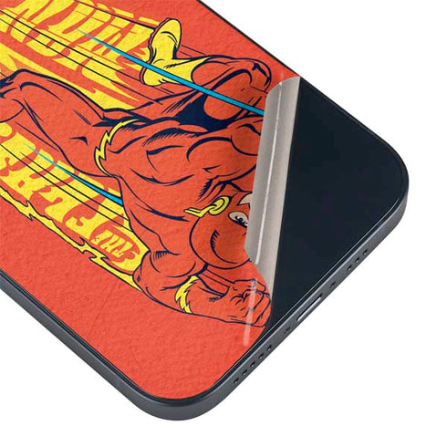 DC Comics The Flash Classic Art Running Pose iPhone 14 Plus Skin