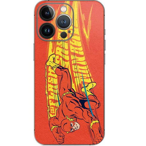 DC Comics The Flash Classic Art Running Pose iPhone 14 Pro Skin