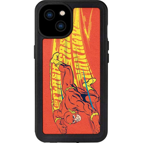 DC Comics Flash Racer iPhone 15 Plus Waterproof Case