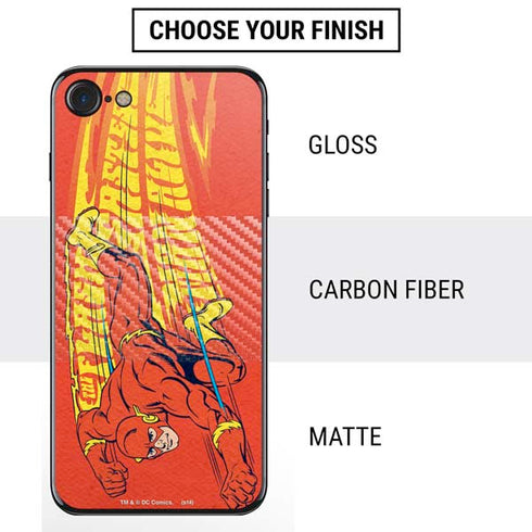 DC Comics The Flash Classic Art Running Pose iPhone SE (2nd & 3rd Gen) Skin